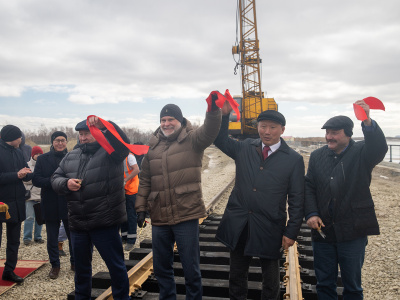 Сдача в эксплуатацию подъездного пути ЛОРПа  